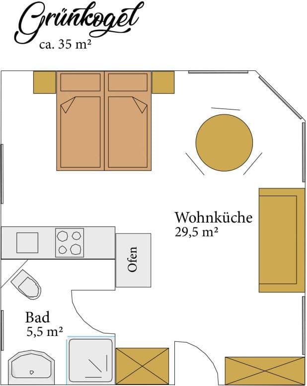 Apartment Plan Grünkogel Apartment Plan Grünkogel
